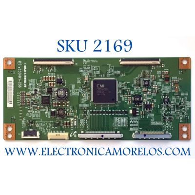 T-CON PARA TV TOSHIBA NUMERO DE PARTE 5K.5B46.MAR / V650HK1-CS6 / 5K5B46MAR3466029800001 / PANEL V650HP1 / MODELO 65L5400U